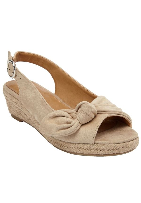 コンフォートビュー レディース シューズ サンダル Comfortview The Zanea Espadrille Women BONE