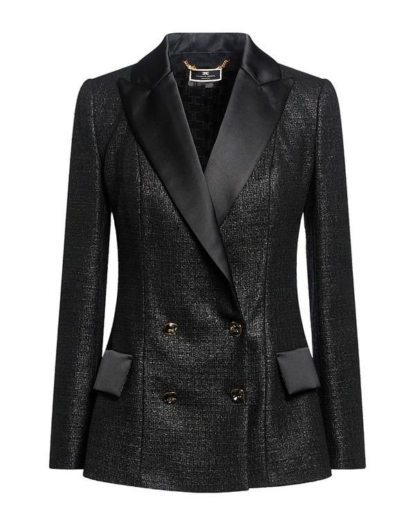 エリザベッタフランキ レディース アウター ジャケット・ブルゾン テーラードジャケット ELISABETTA FRANCHI Black ブラック 85,690円