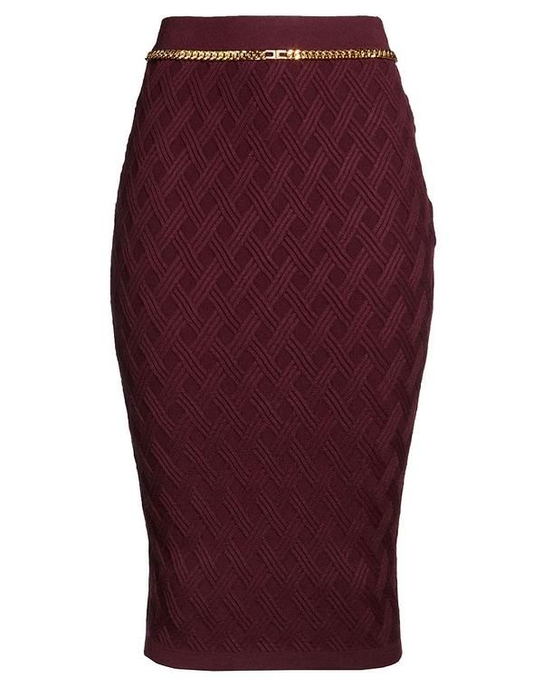 エリザベッタフランキ レディース ボトムスカート ELISABETTA FRANCHI Bordeaux
