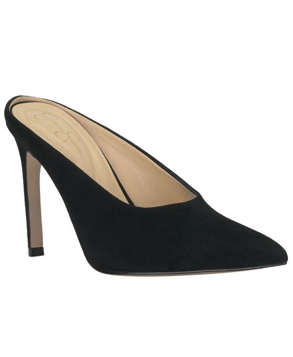 ジェシカシンプソン レディース シューズ パンプス Jessica Simpson Womens Wilix Pointed Toe Mule Pumps Black Suede ブラック