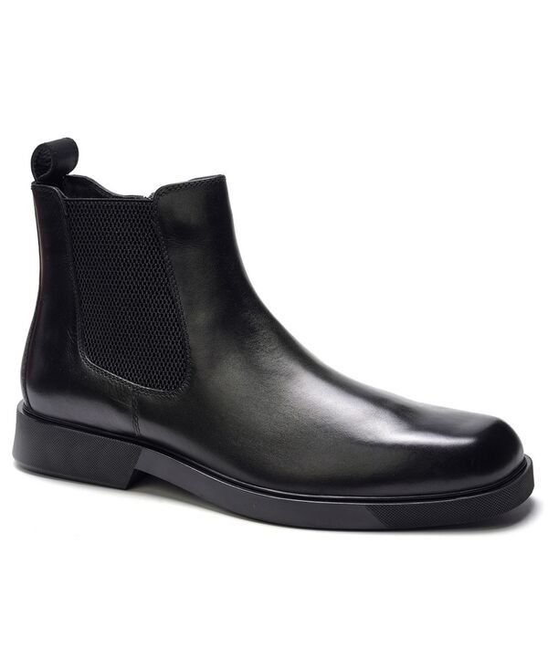 アンソニー ヴィア メンズ シューズ ブーツ・レインブーツ チェルシーブーツ チェルシー Anthony Veer A Veer Mens Lenox SlipOn Chelsea Boots Bla