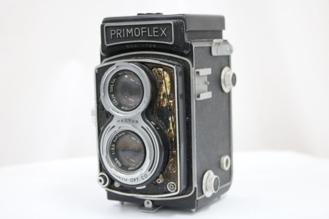 【訳あり品】 Primoflex IVa Toko 7.5cm F3.5 Rectus 二眼カメラ e16841