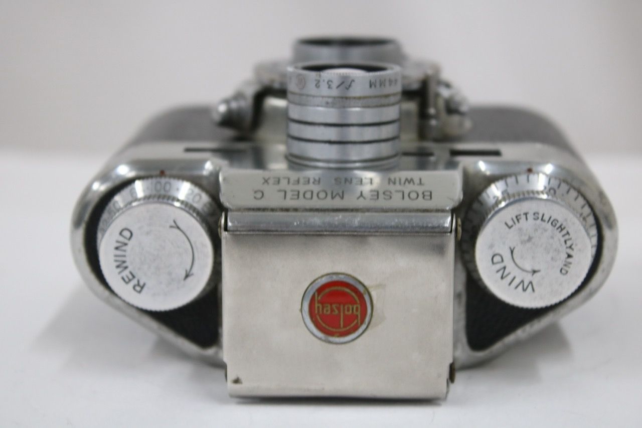 【返品保証】 Bolsey Model C WOLLENSAK 44mm F3.2 二眼カメラ e16890