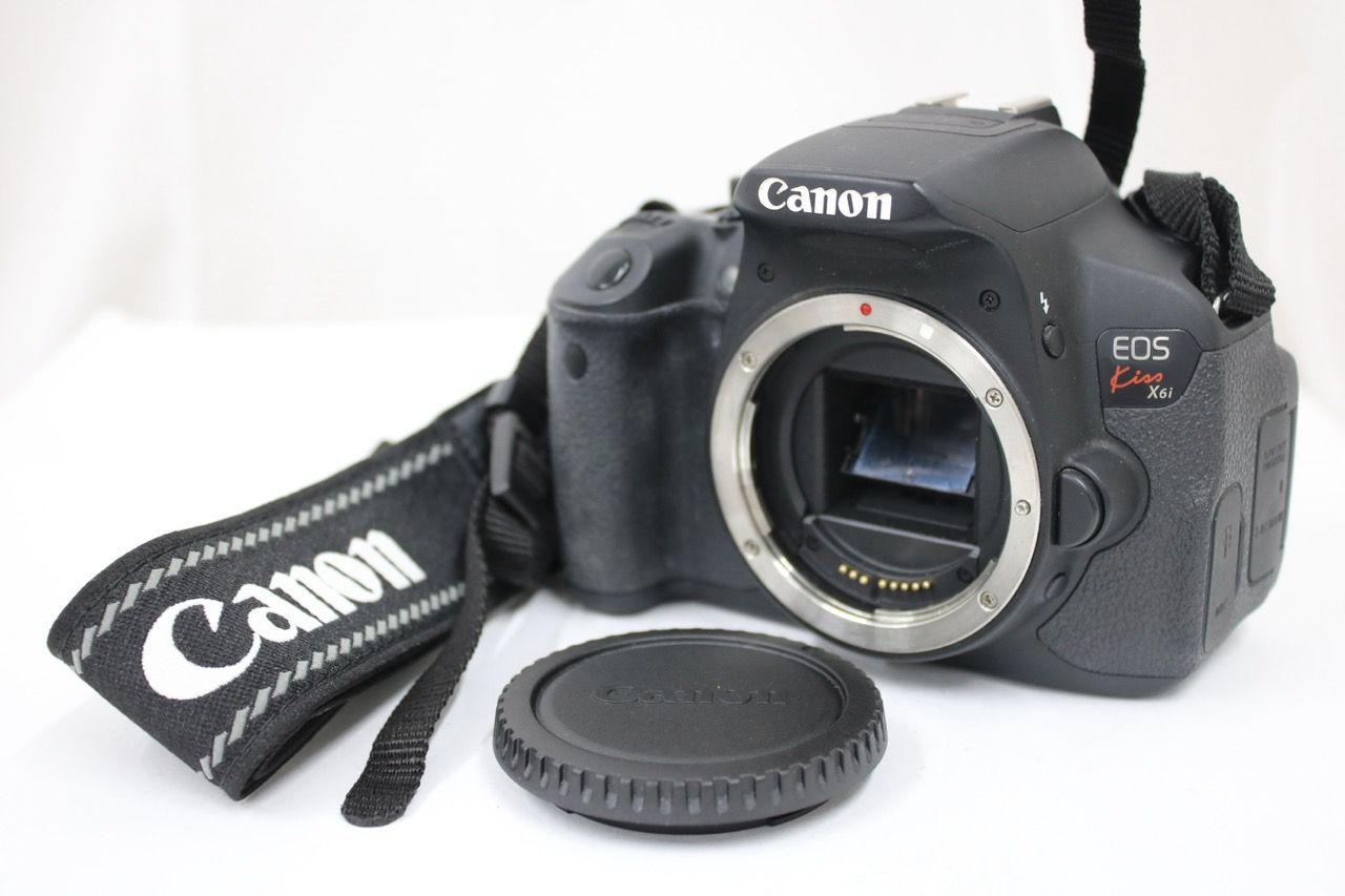 【返品保証】 【シャッター1235回】キャノン Canon EOS Kiss X6i デジタル一眼 e16904