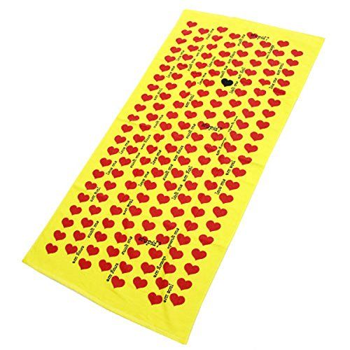 hide（ヒデ）X JAPAN オフィシャルグッズ Yellow Heart バスタオル
