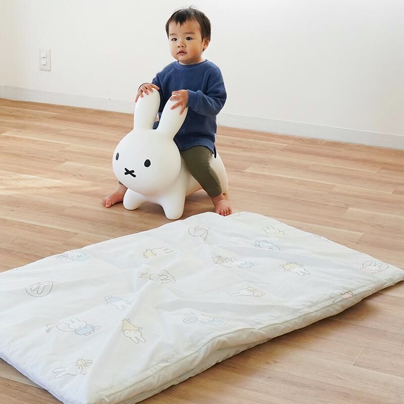 【送料無料】Miffy（ミッフィー） 西川 お昼寝布団セット 5点セット 防水バッグ付き 洗濯機で洗える お昼寝ふとんセット リュック 保育園 おすすめ コード:49028