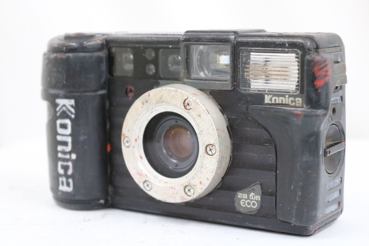 返品保証】 コニカ Konica 現場監督 28 WB ECO コンパクトカメラ