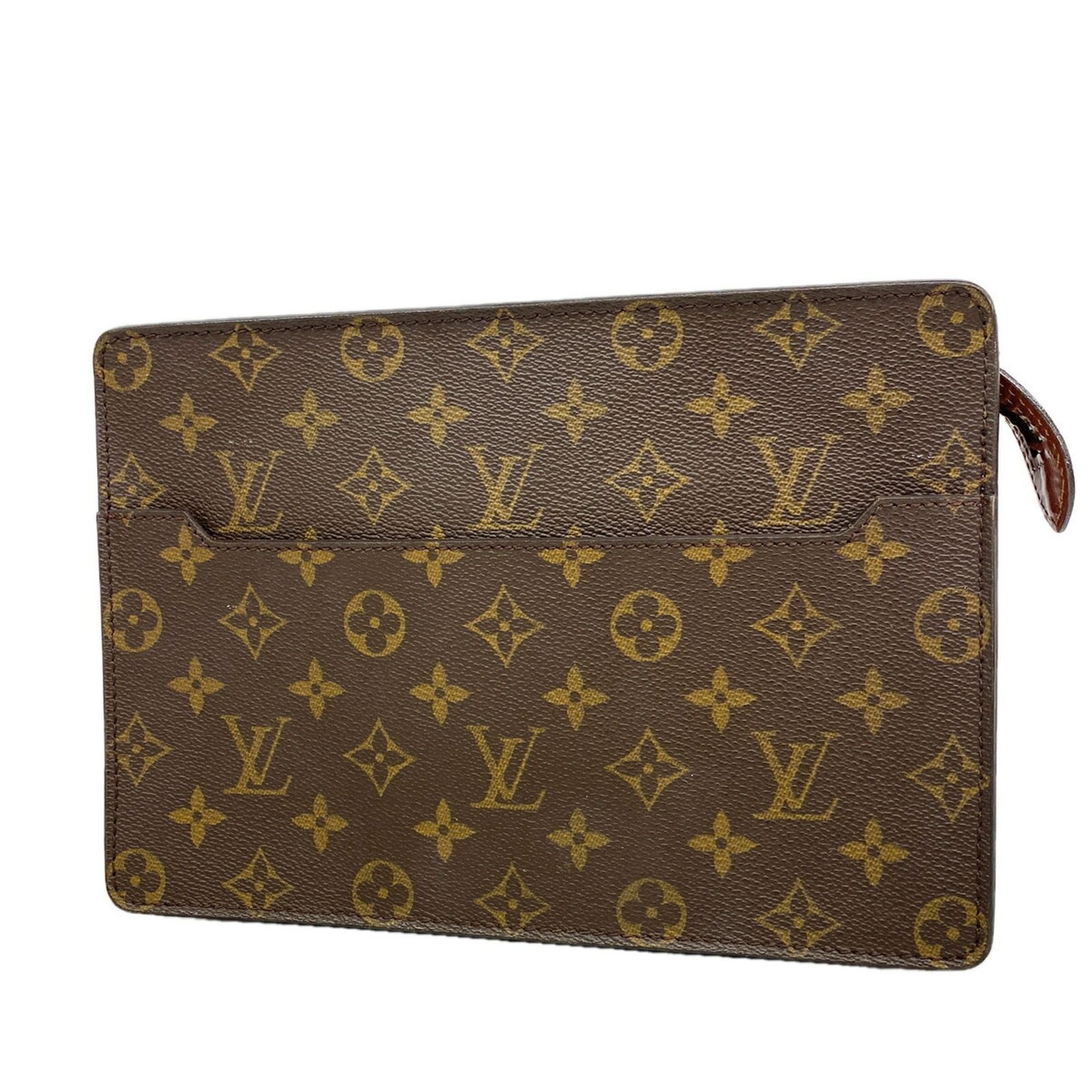 ルイ・ヴィトン(Louis Vuitton) ルイ・ヴィトン クラッチバッグ モノグラム ポシェットオム M51795 ブラウンメンズ