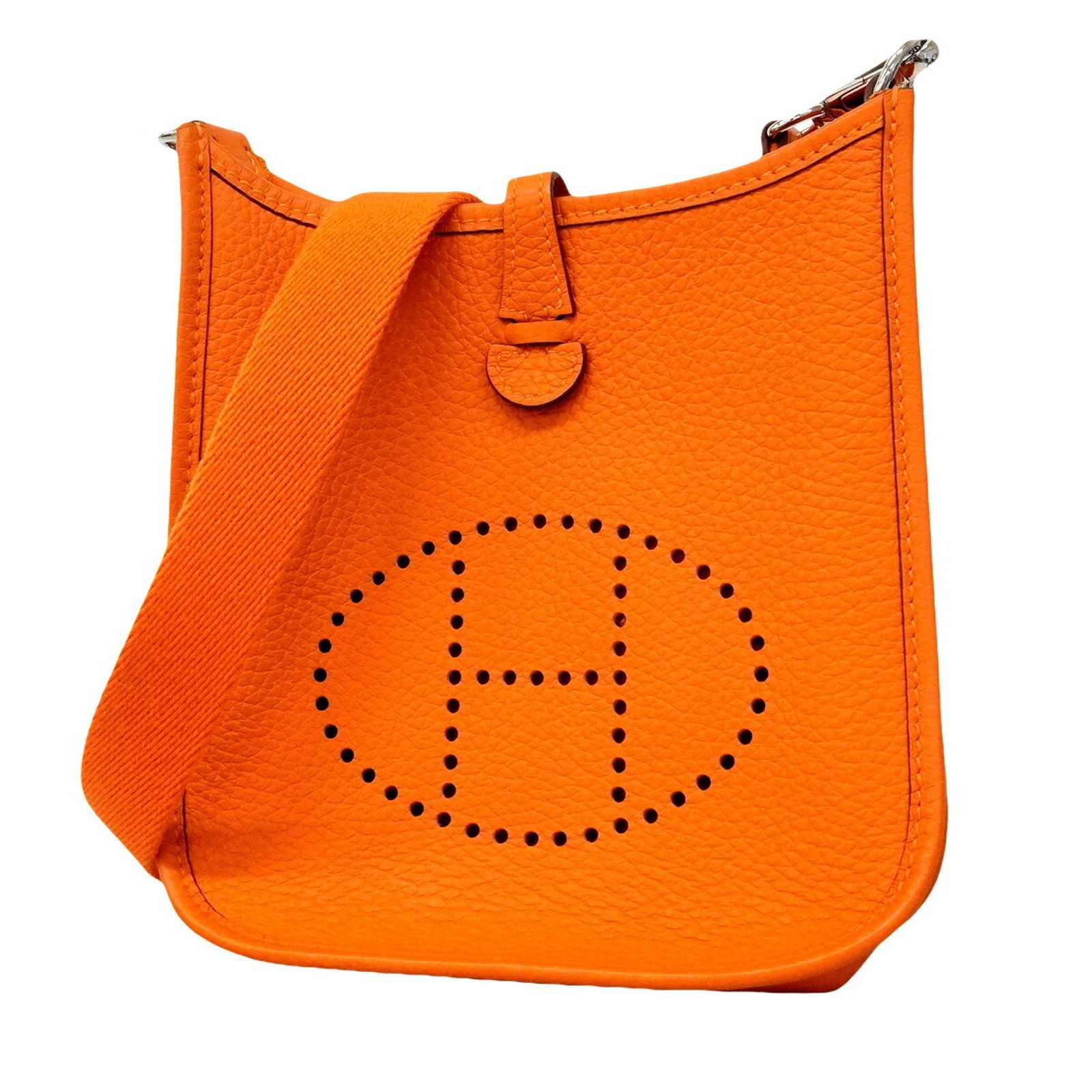 エルメス(Hermes) エルメス ショルダーバッグ エヴリンTPM トリヨンクレマンス オレンジ B刻印レディース