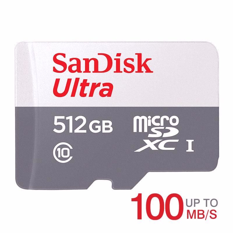 【送料無料】SanDisk（サンディスク） マイクロsdカード microSDXC 512GB 100MB/s SanDisk UHS-I U1 Class10 SDSQUNR-512G-GN3MN 並行輸入品 Nintendo S コード:50476