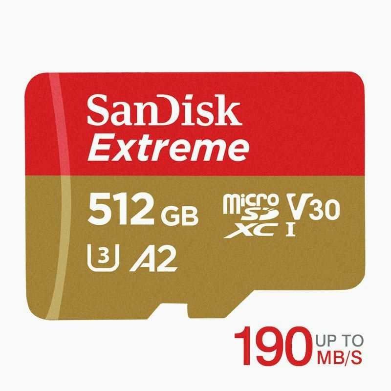 【送料無料】SanDisk（サンディスク） マイクロsdカード microSDXC 512GB SanDisk UHS-I U3 V30 A2 4K R コード:50484 14,528円
