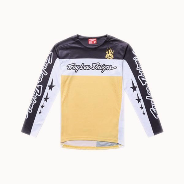 【送料無料】Troy Lee Designs（トロイリーデザイン） 長袖ジャージ YOUTH SPRINT PRO JERSEY ユーススプリントプロジャージ ヨーモトバター YO MOTO-BUTTER コード:51189