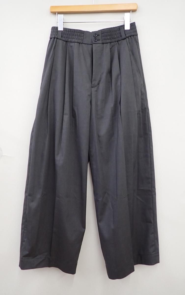 ★9475☆PUBLIC TOKYO パブリックトウキョウ スムージーワイドバレルスラックス 154241002 未使用美品 1
