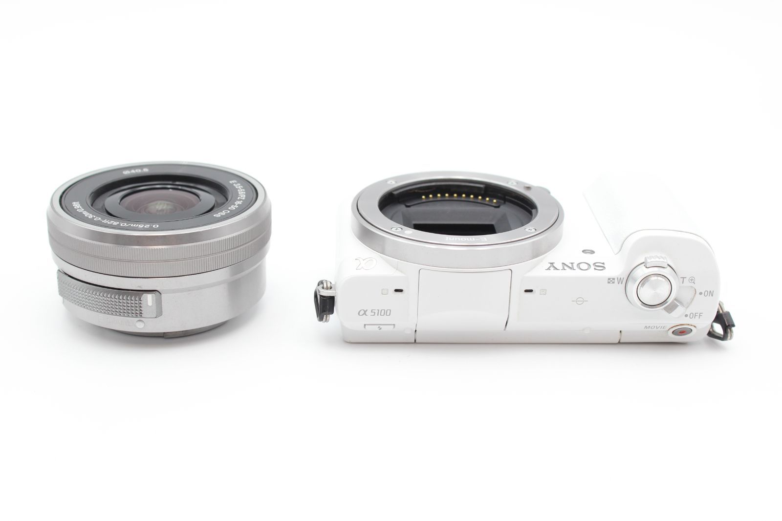 ≪並品≫ SONY α5100 E PZ 16-50mm F3.5-5.6 レンズキット ホワイト