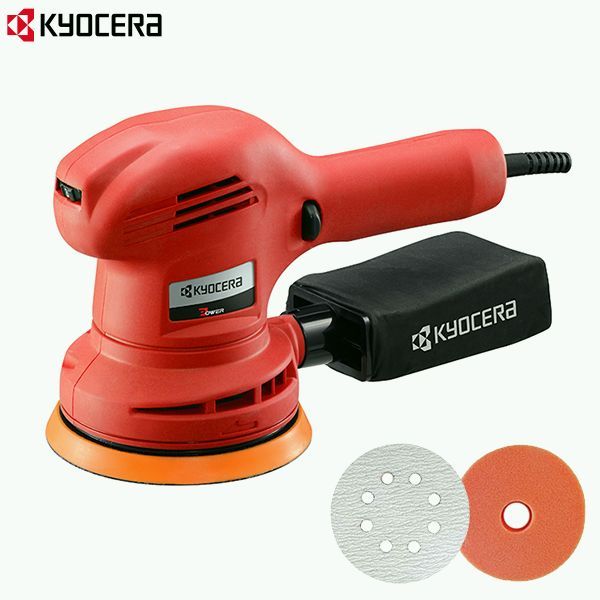 【送料無料】KYOCERA（京セラ） 旧リョービ 電動 サンダポリッシャー RSE-1250 (100V/サイズ径125mm) [RYOBI ポリシャー サンダー カーポリッシャー] コード:52734