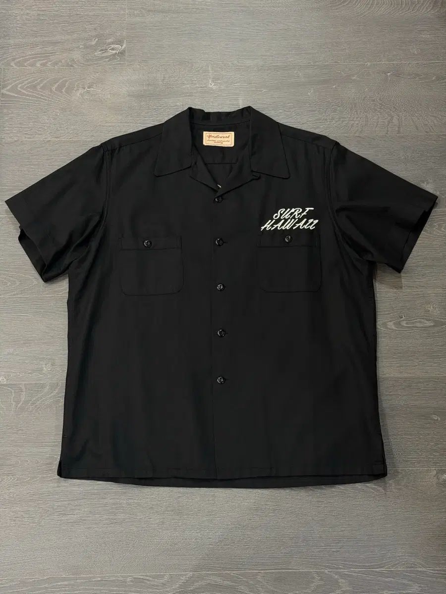 ニードルワーク レーヨン ボーリングシャツ