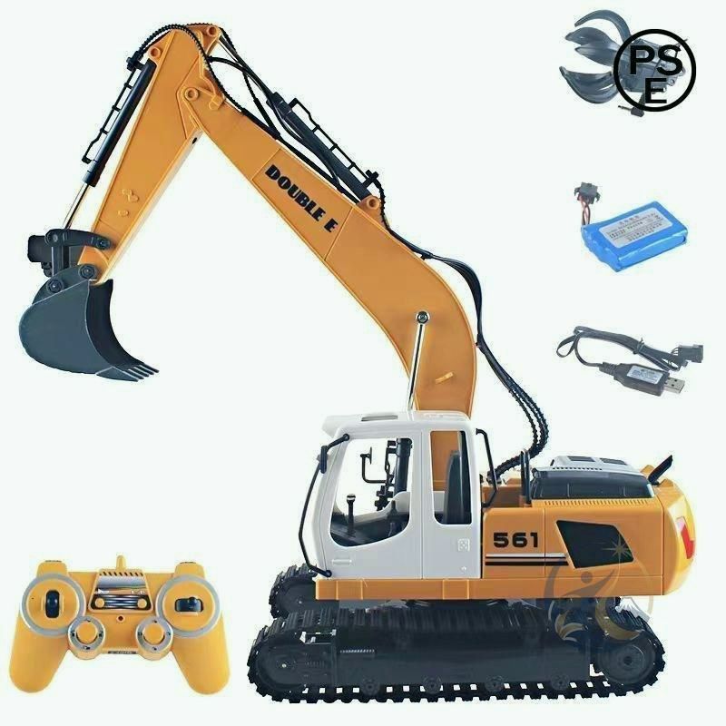 【送料無料】1 16 ラジコンショベル リモコンカー 合金 大型 車おもちゃ 全機能 感動人生 クローラー 重機 働く車 工事車両 グラップル建設機 大人 男の子 ギフト 車用 コード:53411