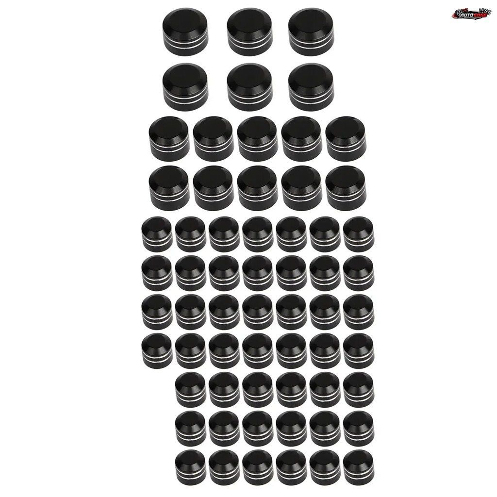 ハーレーツーリング、エレクトラ、ロードグライド、キング、FLHT、FLTRX、FLHX、ソフテイル、M8用、62個入りオートバイエンジントップボル
