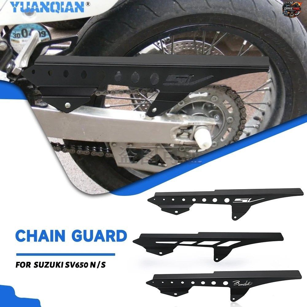 スズキ N / S SV650 SV650N SV650S 1999-2008 2007 GSF600 バンディット用モーターサイクルアクセサリー リアチェーンガードカバープロテク 7,385円