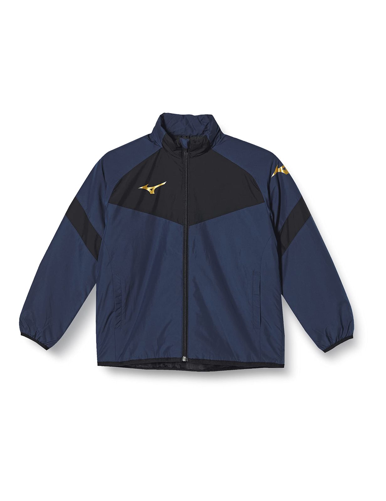 新品 [MIZUNO(ミズノ)]サッカーウェア ウォーマーシャツ 中綿 ジュニア P2JE9601 キッズ ドレスネイビー 日本 140 (日本サイズ140 相当)