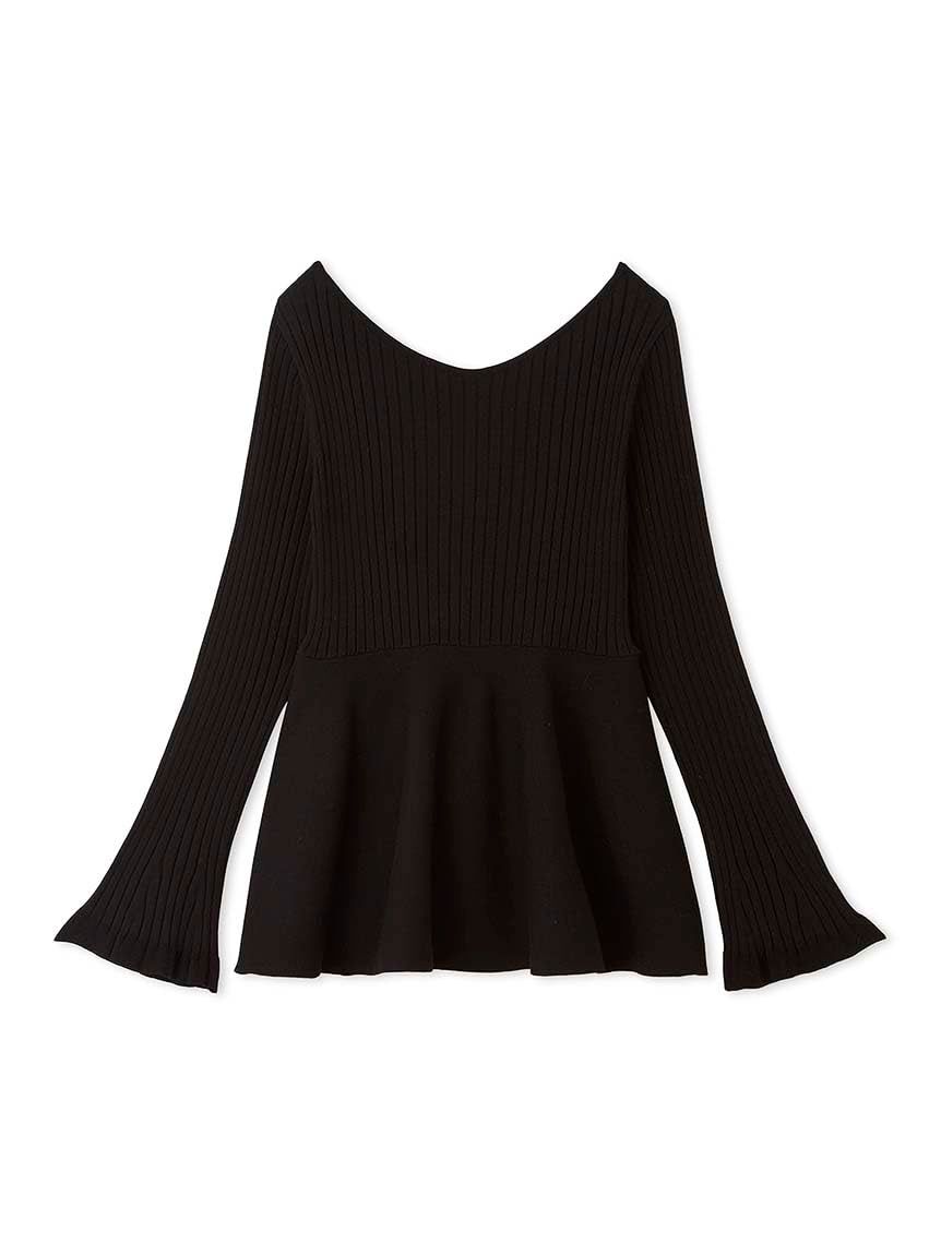 新品 [スナイデル] バックディテールペプラムプルオーバー SWNT244172 レディース BLK Free Size