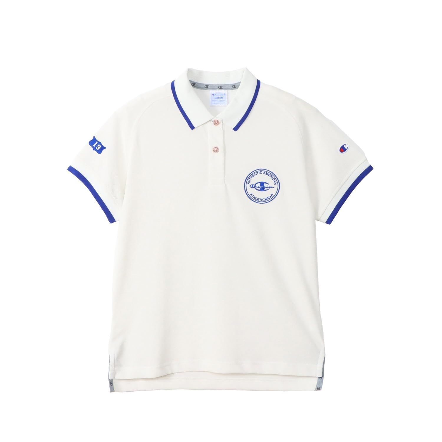 新品 半袖Tシャツ 半袖 UVカット 速乾 ワンポイント刺繍 SHORT SLEEVE POLO SHIRT CW-BG303-020-M