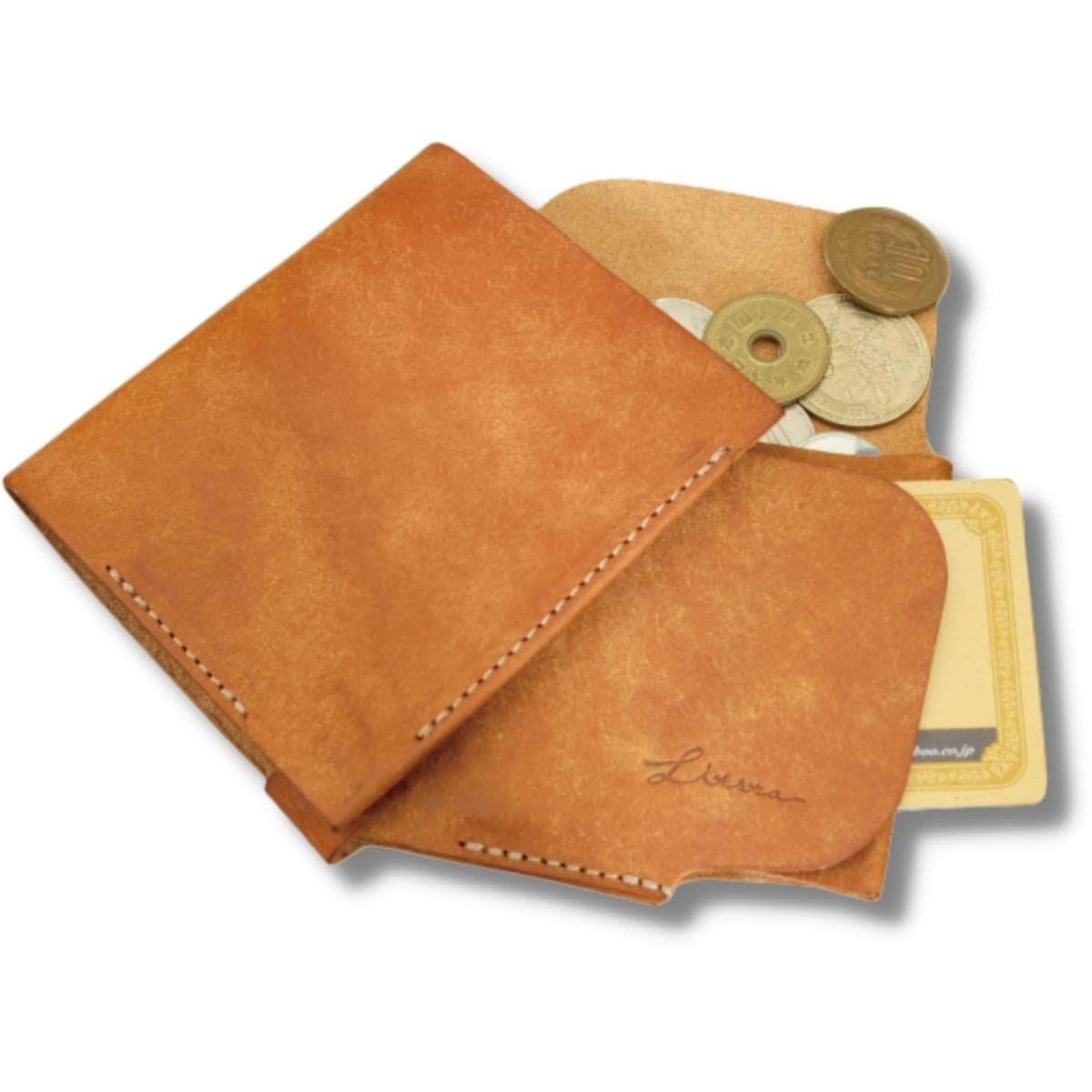 新品 LITSTA リティスタ Flexible Wallet フレキシブルウォレット 極薄 財布 Camel
