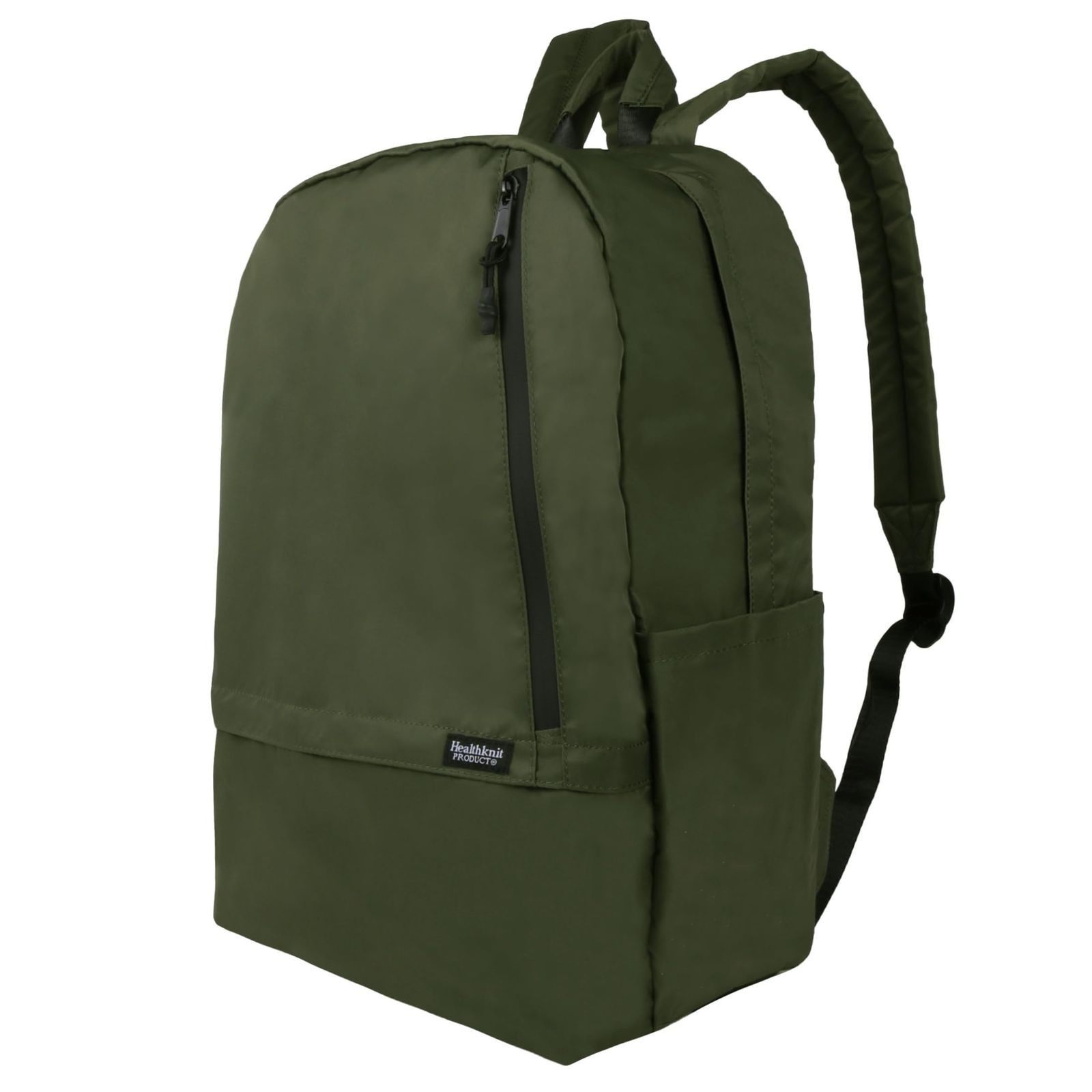 新品 [ヘルスニット] 撥水 リュック 15L ノートパソコン収納可 HKB-1156B OLIVE FR
