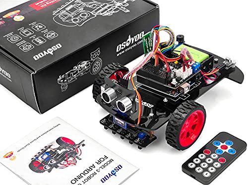 OSOYOO２輪 駆動 スマート ロボットカー スターターキット Arduino互換の UNO R3 プロジェクト 2WD Smart Robot Car Kit オープンソース 教育ロボット 知育 日本語説明書(9V電池付き)送料無料 17ba3229 6,983円