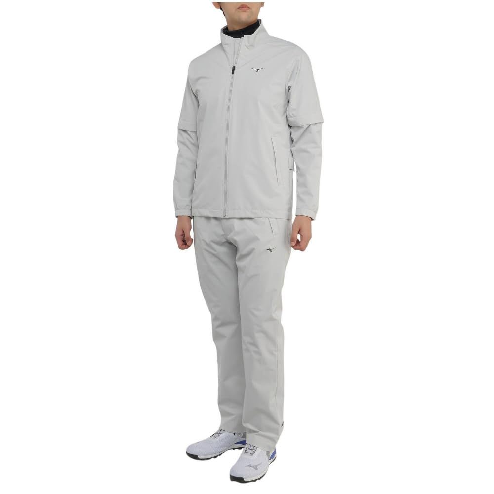 新品 [ミズノ] ゴルフ レインウェア 上下セット 撥水 耐水圧16 000mm以上 透湿3 000g/㎡ 24H以上 E2MGAA10 メンズ