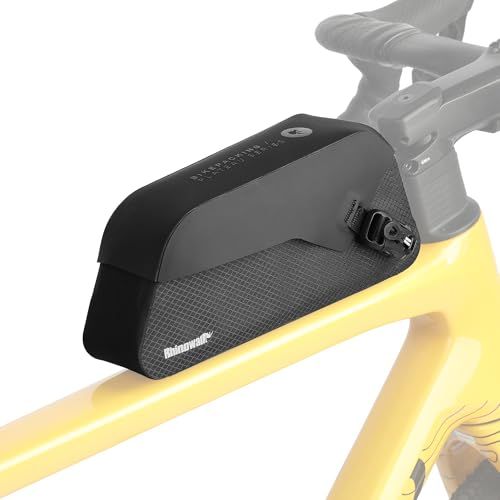 Rhinowalk自転車トップチューブ防水バッグマグネットクロージャフレームバッグ小さな収納袋ロード自転車 膝を傷つけないように設計されています サイクリングバッグym 2ee5f6fb