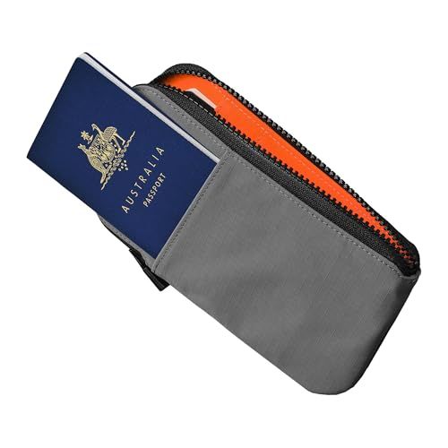 ALPAKA Zip Travel Wallet メンズ 長財布 パスポートウォレット 集金ポーチ 仕切り小銭入れ カード収納 ラベル財布 撥水財布 | スキミング防止 薄型 コンパクト YKKロックファスナー採用 ビジネス ミニマリスト プ 7a3cc3b0