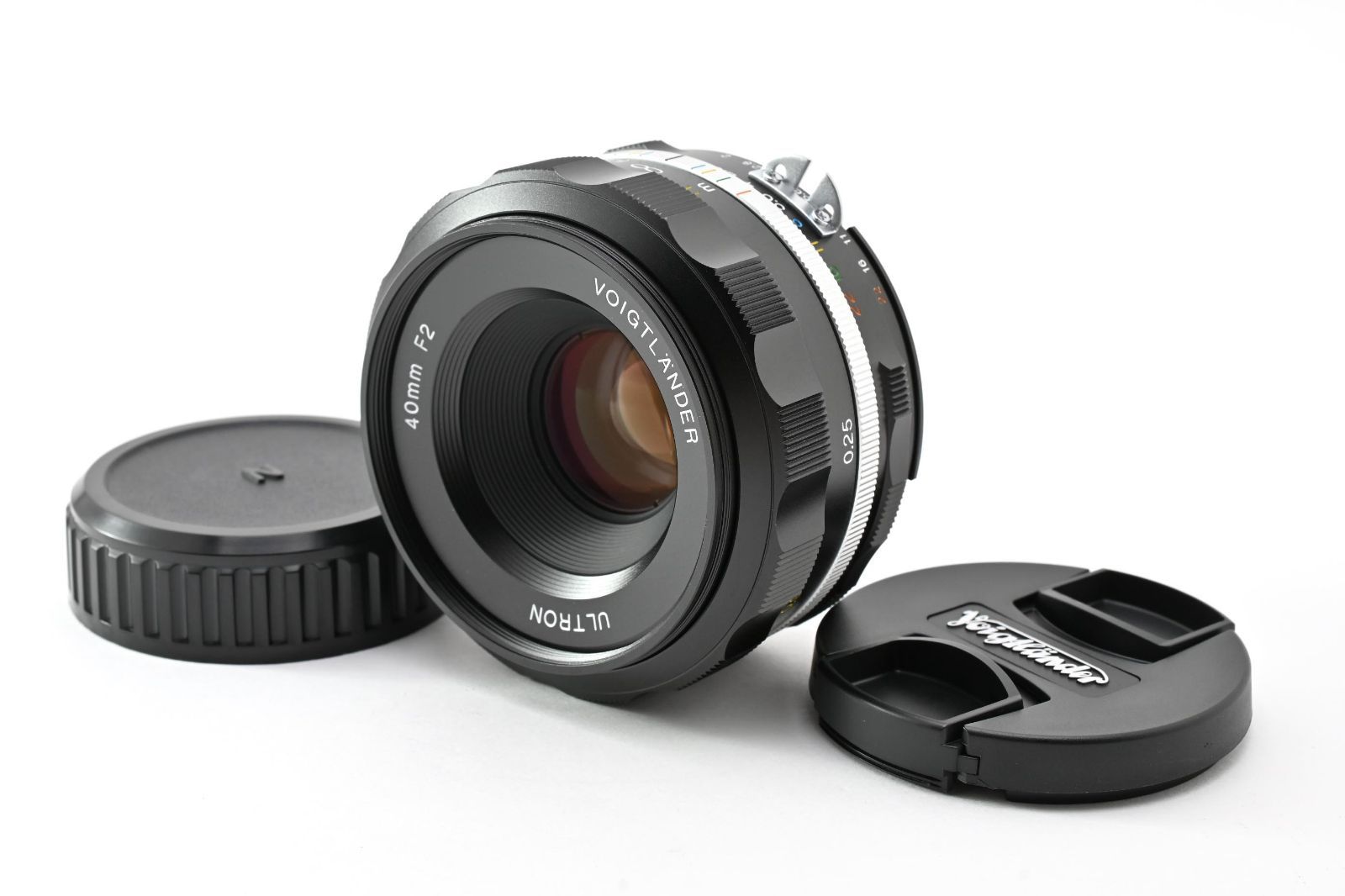 【返品保証】★新品級★フォクトレンダー Voigtlander ULTRON 40mm F2 Aspherical SL II S ニコンF用 ブラックリム★ L458#8721 39,000円
