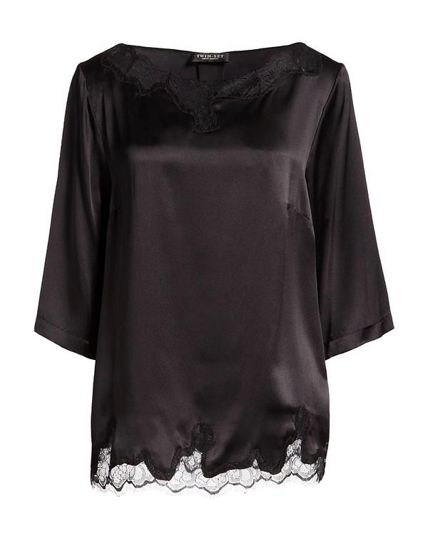 ツインセット レディース トップス シャツ TWINSET Black ブラック