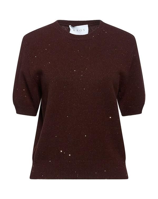 カオス レディース トップス シャツ プルオーバー KAOS Chocolate Brown ブラウン