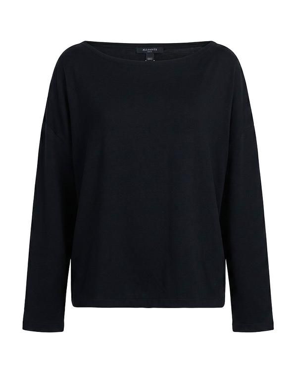 オールセインツ レディース トップス Tシャツ ALLSAINTS Black ブラック