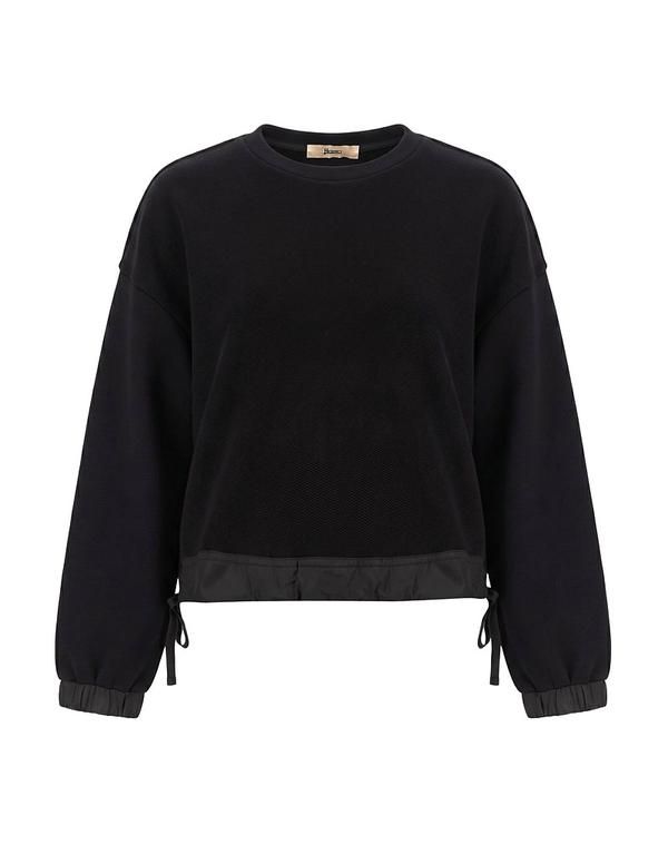 ヘルノ レディース アウター パーカー・スウェット HERNO Black ブラック
