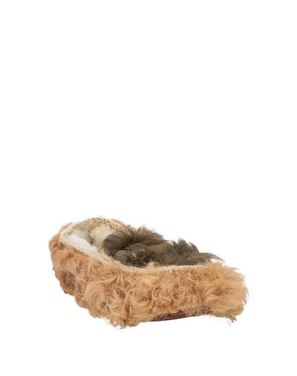 モウ レディース シューズ スリッポン・ローファー モカシン MOU Camel キャメル