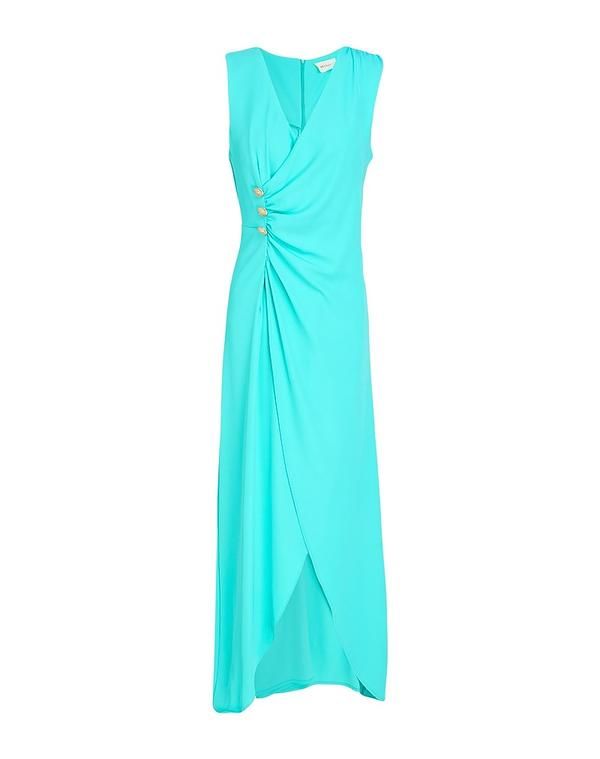 ヴィコロ レディース トップス ワンピース ラップドレス VICOLO Turquoise Blue ブルー
