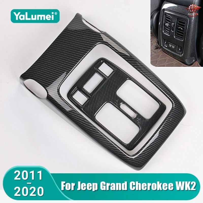ジープ グランドチェロキー WK2 2011-2013 2014 2015 2016 2017 2018 2019 2020 用 車後部エアコン吹き出し口カバーアクセサリー