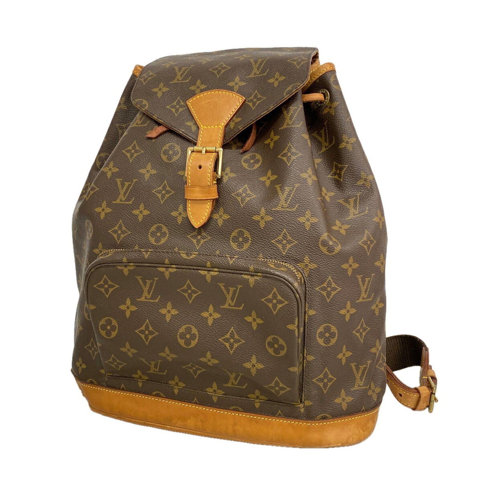 ルイ・ヴィトン(Louis Vuitton) ルイ・ヴィトン リュック・デイパック モノグラム モンスリGM M51135 ブラウンレディース
