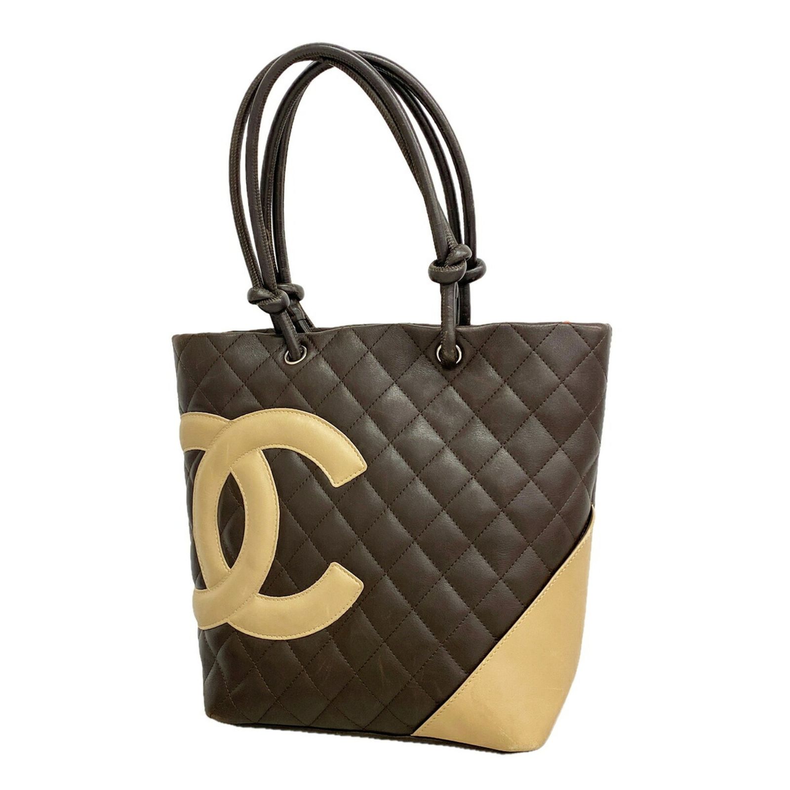 シャネル(Chanel) シャネル トートバッグ カンボン ラムスキン ブラウン レディース 109,831円