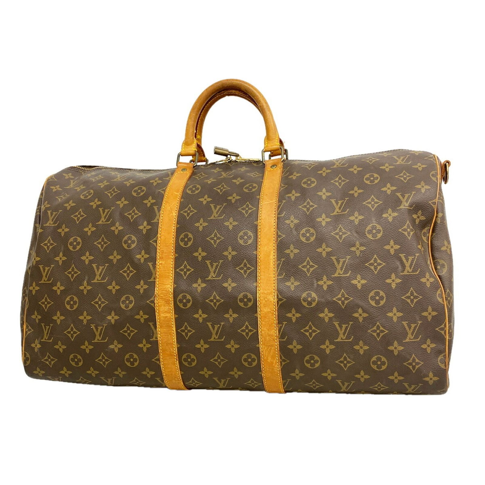 ルイ・ヴィトン(Louis Vuitton) ルイ・ヴィトン バッグ・ボストンバッグ モノグラム キーポルバンドリエール55 M41414 ブラウンメンズ レディース