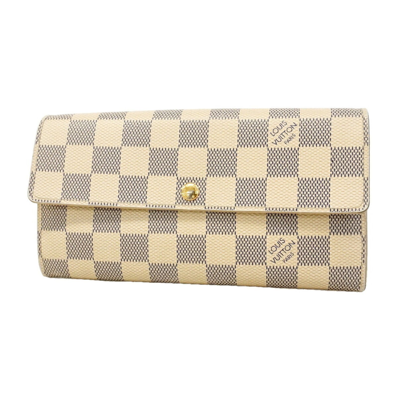 ルイ・ヴィトン(Louis Vuitton) ルイ・ヴィトン 長財布 ダミエ・アズール ポルトフォイユサラ N61735 ホワイトレディース 17,376円