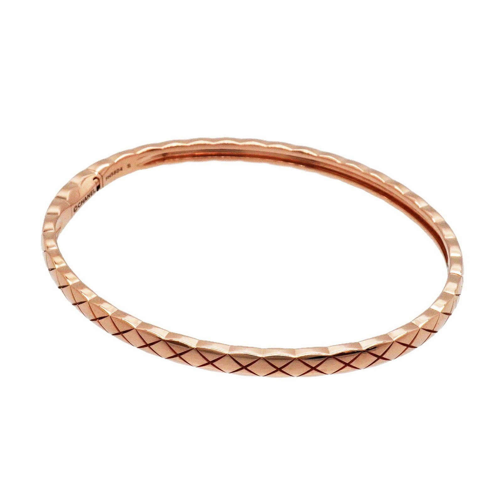 シャネル(Chanel) シャネル バングル ココクラッシュ ベージュゴールド 18KPG ピンクゴールドレディース P3311157