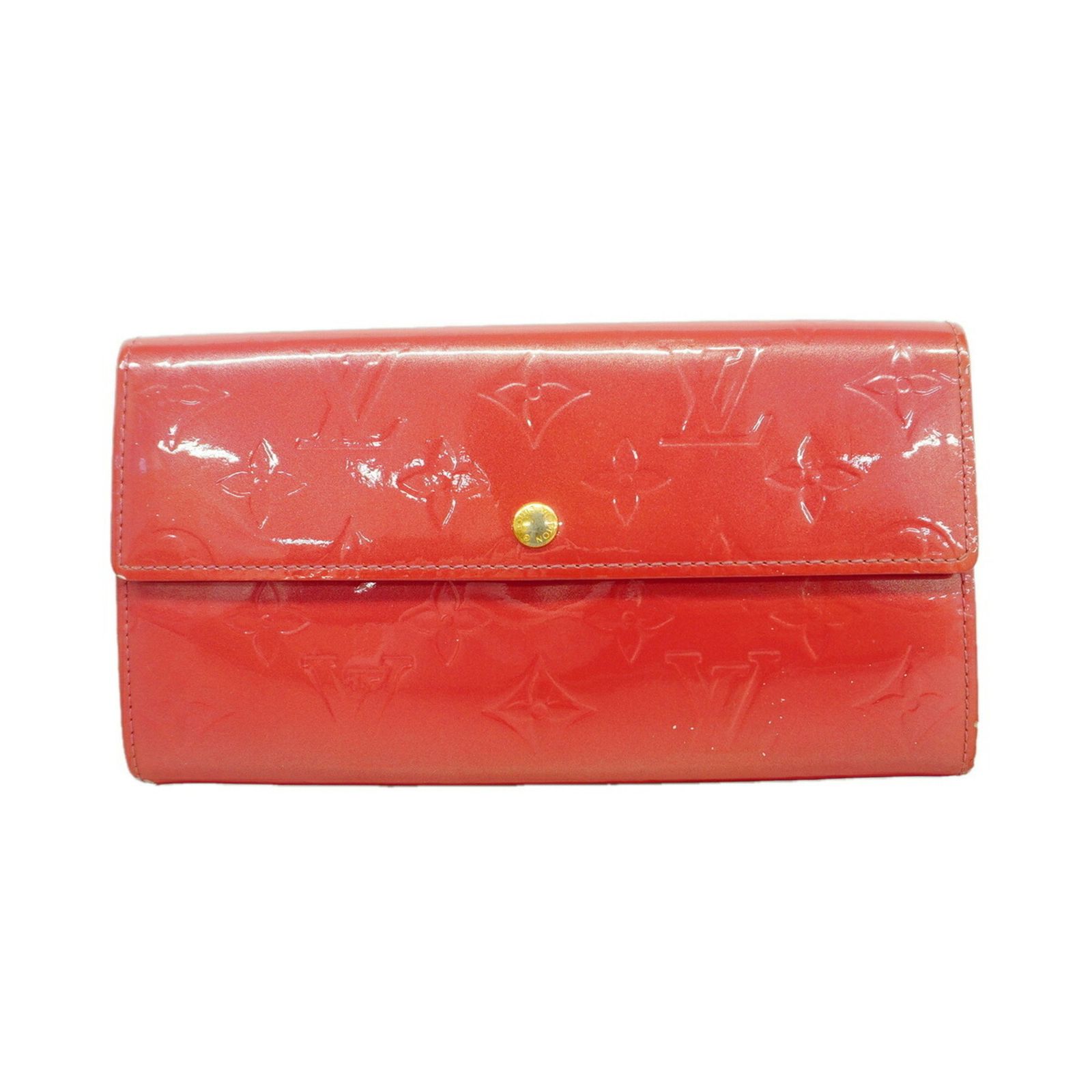 ルイ・ヴィトン(Louis Vuitton) ルイ・ヴィトン 長財布 ヴェルニ ポルトフォイユサラ M9140F フランボワーズレディース P3291238