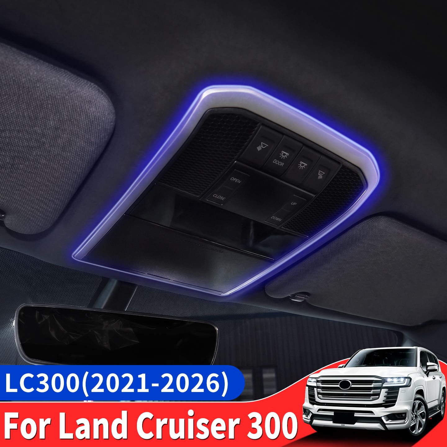 トヨタランドクルーザーLC300 J300用 2022-2026 読書灯アンビエントランプ LED 12,998円