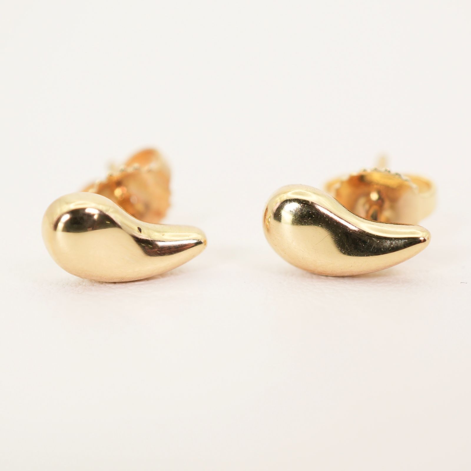 ティファニー ティアドロップ ゴールド ピアス K18 750/24-4440