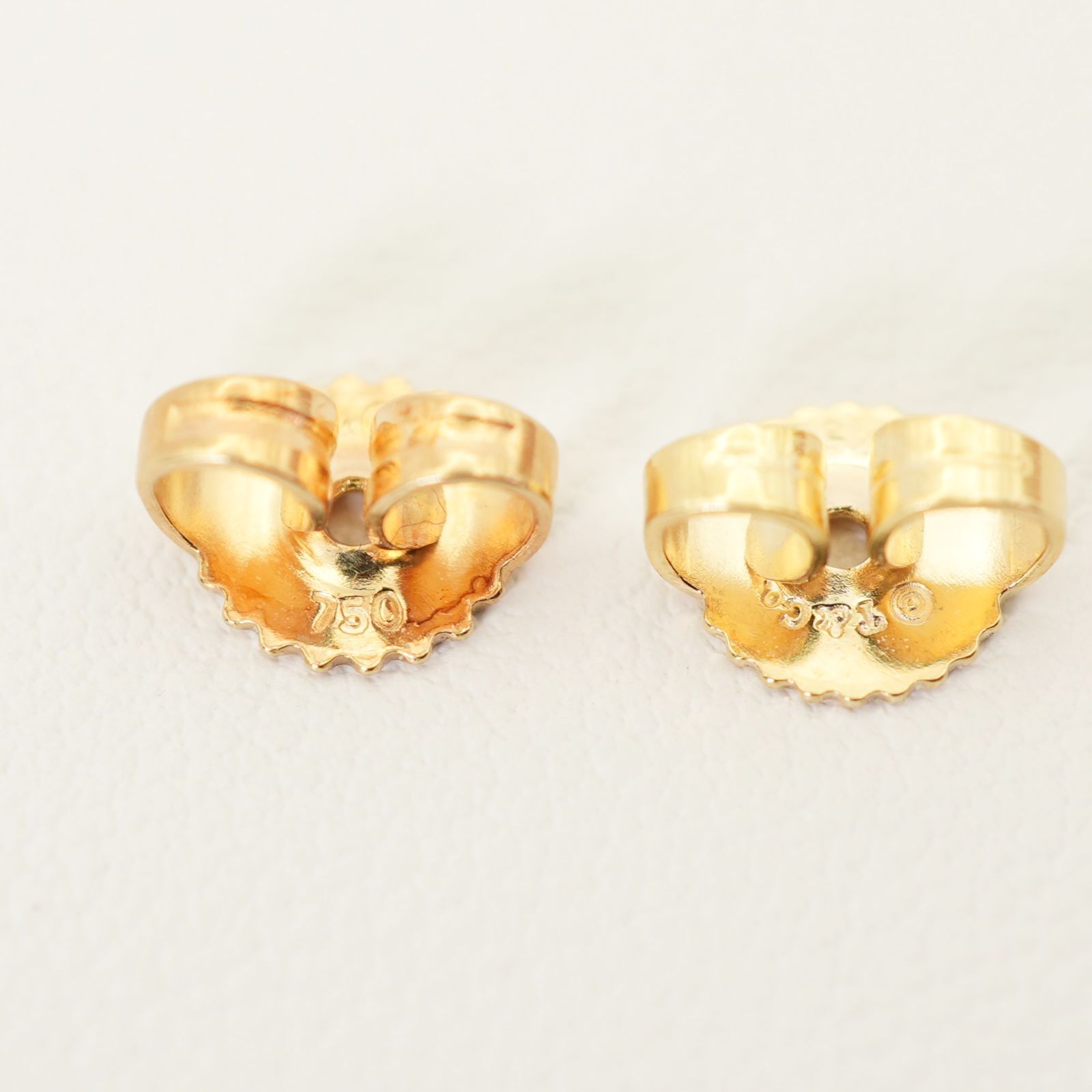 ティファニー ティアドロップ ゴールド ピアス K18 750/24-4440