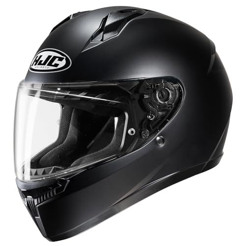 HJC HELMETS(エイチジェイシーヘルメット) バイク用 ヘルメット フルフェイス ベンチレーション 内装着脱 C10 ソリッド HJH232 SEMI FLAT BLACK XL (60 - 61cm)pms f8dd0e41 13,220円
